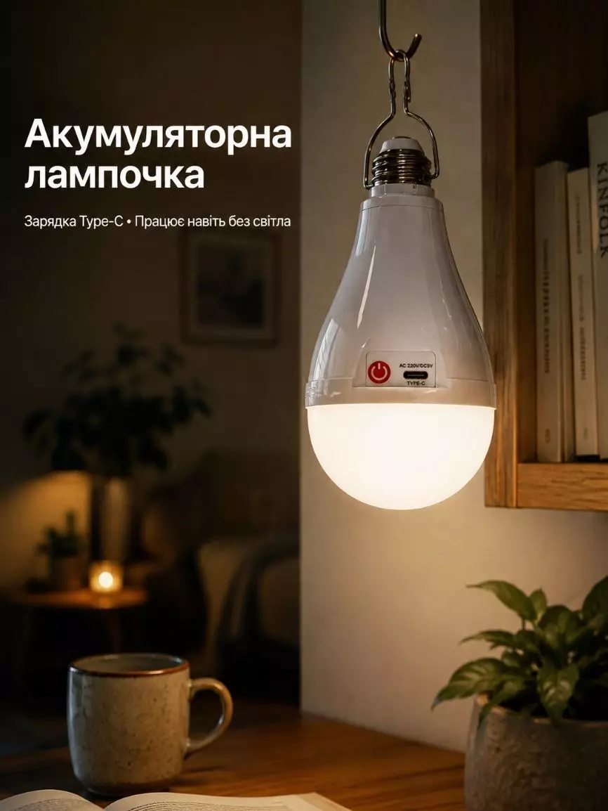 Аварійна LED лампа 20W E27